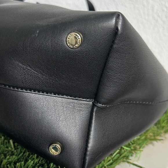 Karl Lagerfeld Black Satchel with Bow Detail